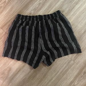 Striped Linen Shorts
